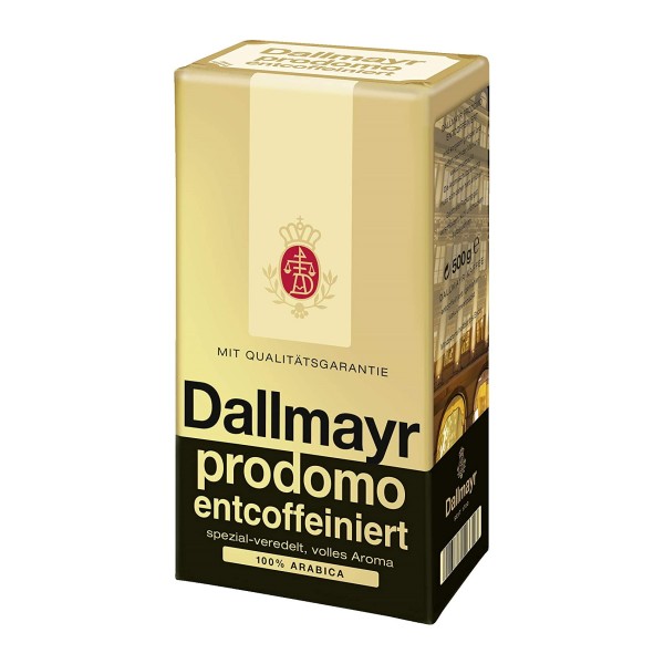 Dallmayr Prodomo Entcoffeiniert безкофеиново кафе на зърна, 500 г.
