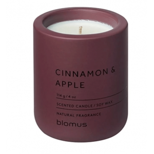 BLOMUS Ароматна свещ FRAGA, размер S - аромат Cinnamon & Apple - цвят Port