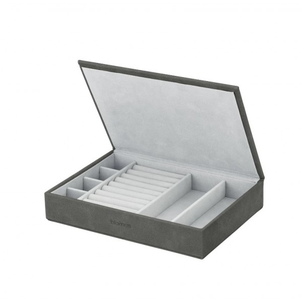 BLOMUS Кутия за бижута “SAHLA“, размер M - цвят сив (Pewter)