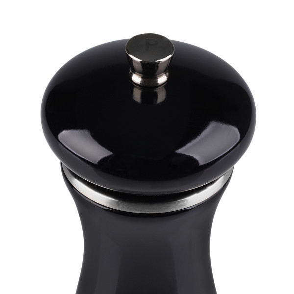 COLE&MASON Мелничка за сол “SHERWOOD BLACK GLOSS“ - 16,5 см. - цвят черен