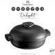 EMILE HENRY Керамична индукционна касерола “DELIGHT" - 2,5 л / Ø 27см - цвят черен