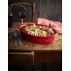 EMILE HENRY Керамична овална форма за печене "LARGE OVAL OVEN DISH" - 41,5 х 26,5 см - цвят екрю