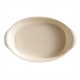 EMILE HENRY Керамична овална форма за печене "LARGE OVAL OVEN DISH" - 41,5 х 26,5 см - цвят екрю