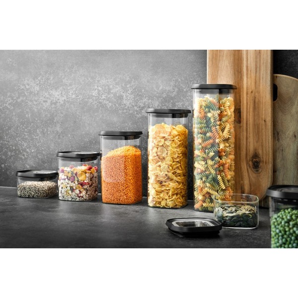GEFU Сет от 4 бр. стъклени канистери “PANTRY“, 400мл, 2х900мл, 1400мл