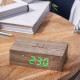 GINGKO Часовник/будилник “Flip Cilck Clock“ - ясен
