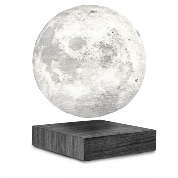 GINGKO Левитираща смарт лампа MOON - цвят черен