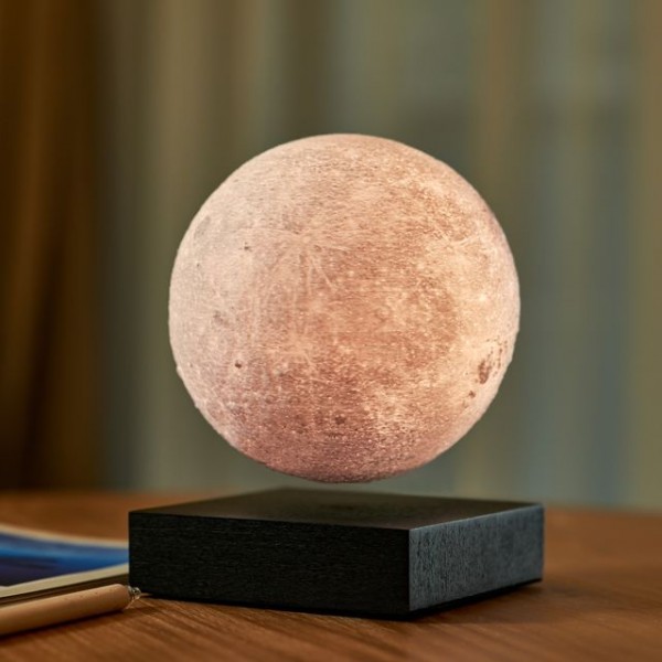 GINGKO Левитираща смарт лампа MOON - цвят черен