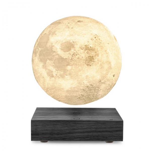 GINGKO Левитираща смарт лампа MOON - цвят черен
