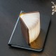 GINGKO Смарт лампа “Book“ с кожени корици - размер M кафява