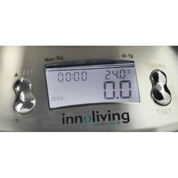 INNOLIVING Електронна кухненска везна с купа - метална