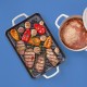 KELA Чугунена оребрена плоча за печене “Calido“- 35х25 см. - черна