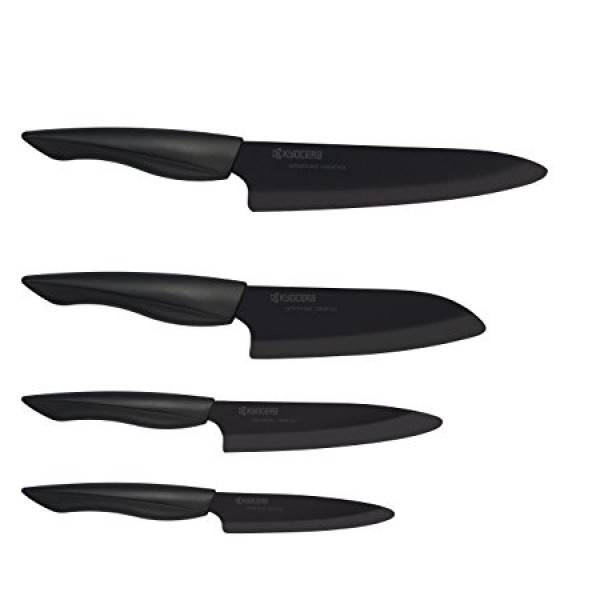 KYOCERA Универсален керамичен нож серия "SHIN" - ZK-130-BK