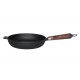 MAKU Чугунен тиган с дървена дръжка - Ø24 см.