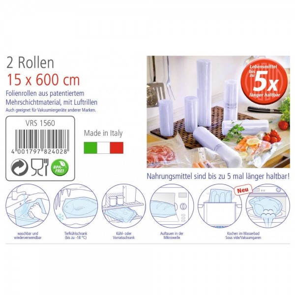 ROMMELSBACHER Ролки за вакуумиране 15х600 см. - 2 броя