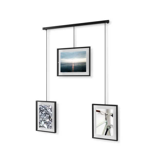 UMBRA Фотодисплей за стена “EXHIBIT“ за 3 снимки - черен цвят