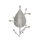 UMBRA Стойка за бижута “ORCHID“ - цвят сив