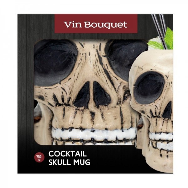 Vin Bouquet Порцеланова чаша за коктейли ЧЕРЕП - 750 мл.