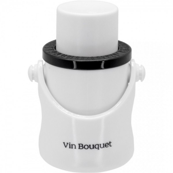 Vin Bouquet Тапа за шампанско с помпа - 2 IN 1 - бяла
