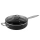 ZYLISS COOK ULTIMATE PRO CERAMIC - Индукционен тиган с керамично покритие - Ø 28 см. - със стъклен капак