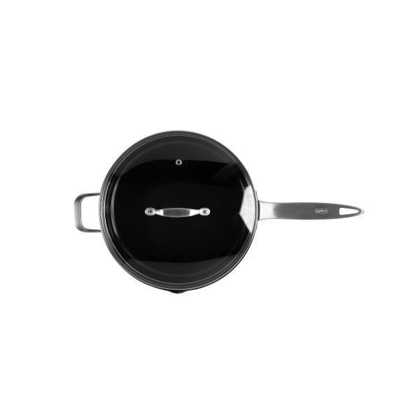 ZYLISS COOK ULTIMATE PRO CERAMIC - Индукционен тиган с керамично покритие - Ø 28 см. - със стъклен капак