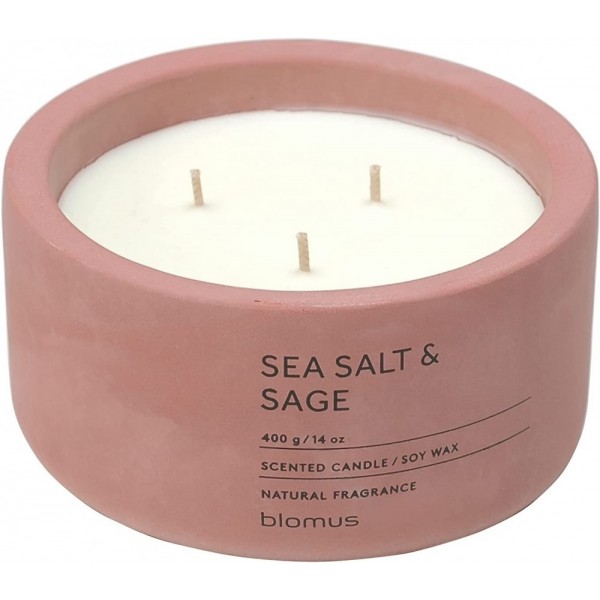 BLOMUS Ароматна свещ FRAGA размер XL - аромат Sea Salt & Sage - цвят Withered Rose