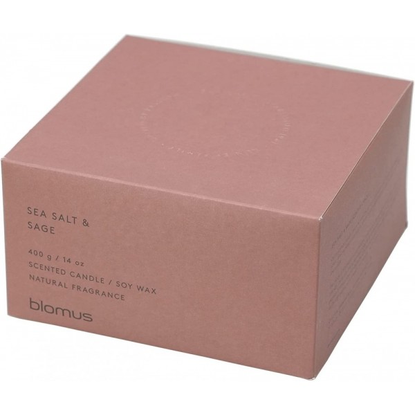 BLOMUS Ароматна свещ FRAGA размер XL - аромат Sea Salt & Sage - цвят Withered Rose