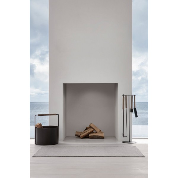 BLOMUS Комплект за камина ASHI - 3 части, цвят кафяв