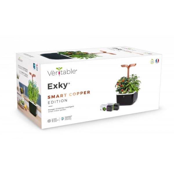 VERITABLE Домашна градина EXKY® SMART GARDEN - цвят черен/мед