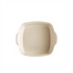 EMILE HENRY Керамична тава "SQUARE OVEN DISH"- 22х22см - цвят екрю