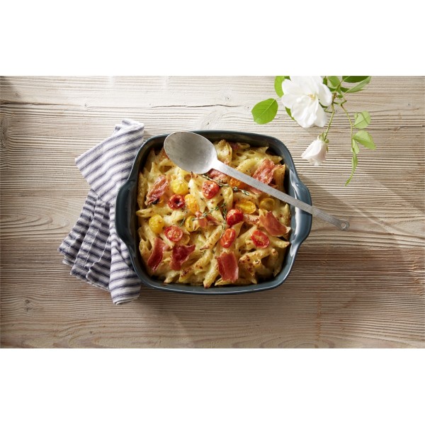 EMILE HENRY Керамична тава "SQUARE OVEN DISH"- 22х22см - цвят екрю