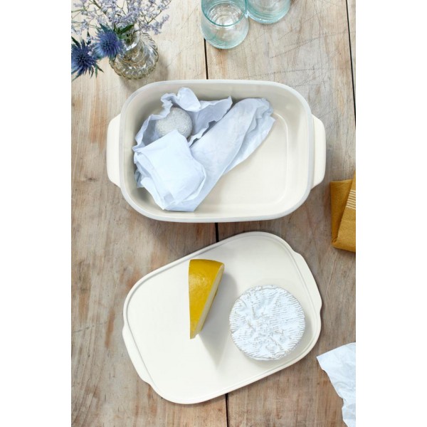 EMILE HENRY Кутия за сирена "CHEESE BOX" - цвят екрю