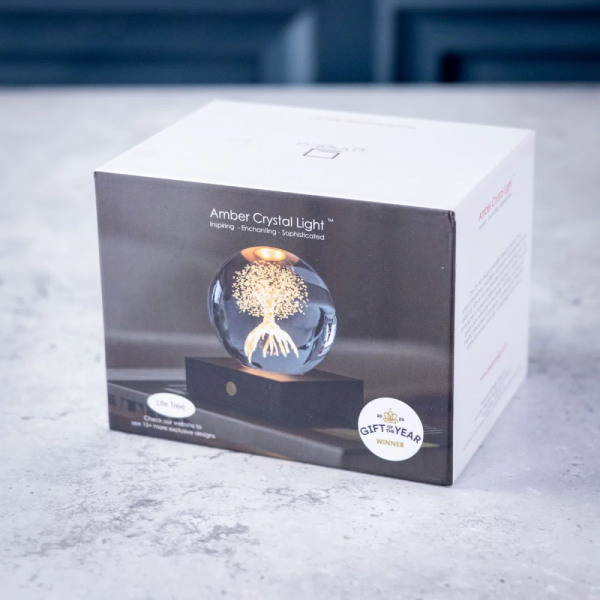 GINGKO 3D Смарт лампа “Amber Crystal“ - Дърво на живота