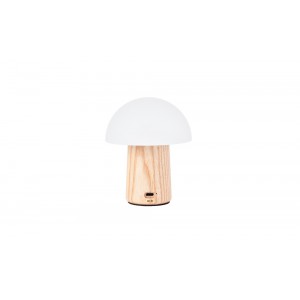 GINGKO Смарт лампа “Alice Mushroom“ М - 12,5 см./бял ясен