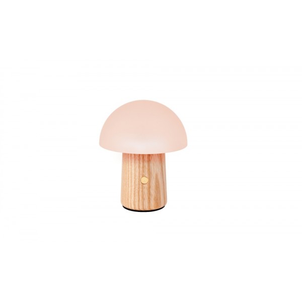 GINGKO Смарт лампа “Alice Mushroom“ М - 12,5 см./бял ясен