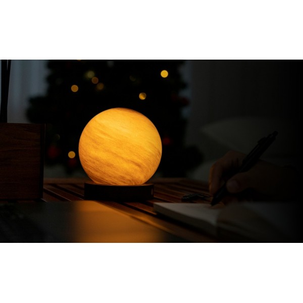 GINGKO Смарт лампа “AstraGlass“ пясъчна буря - размер L