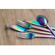 HERDMAR Комплект прибори за хранене “SPIGA“- 36 части - Rainbow / дъга / - PVD покритие