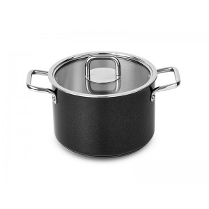 SILAMPOS Тенджера с капак Comfort Black - Ø16см