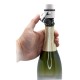 Vin Bouquet Метална тапа за шампанско с помпа - 2 IN 1 - бяла
