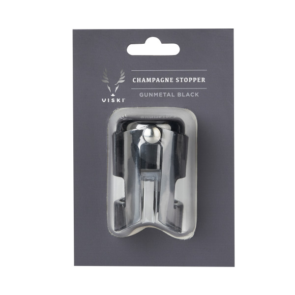 VISKI Тапа за шампанско “Polished GunMetal“