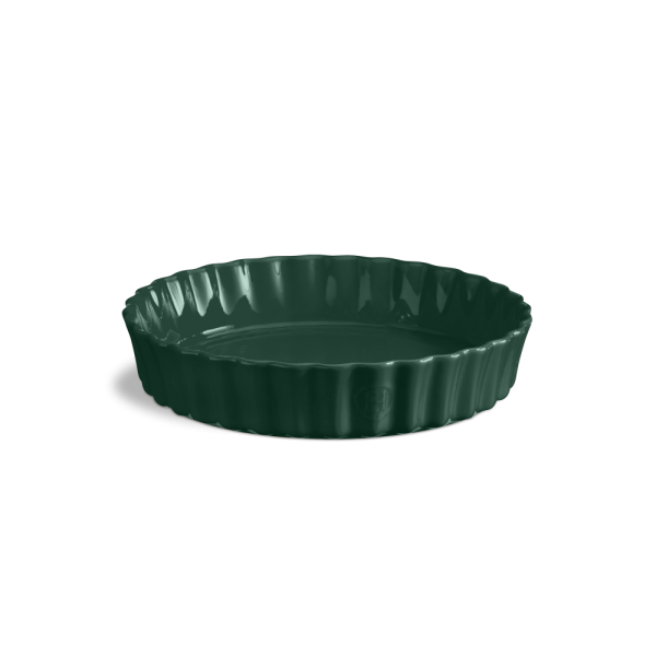 EMILE HENRY Форма за тарт Ø 24 см "DEEP FLAN DISH"- цвятзелен кедър