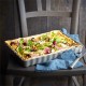 EMILE HENRY Керамична форма за тарт "DEEP RECTANGULAR TART DISH" - цвят екрю