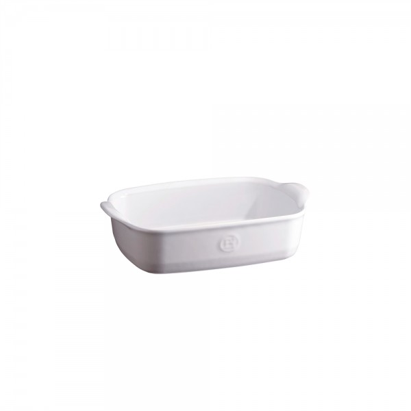 EMILE HENRY Керамична тава "INDIVIDUAL OVEN DISH"- 22х15см - цвят бял