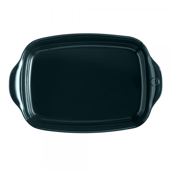 EMILE HENRY Керамична тава "LARGE RECTANGULAR OVEN DISH" - 42х28 см - цвят тъмнозелен