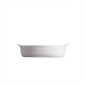 EMILE HENRY Керамична тава "SMALL OVAL OVEN DISH" - цвят бял