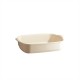 EMILE HENRY Керамична тава " SMALL RECTANGULAR OVEN DISH"- 30х19 см - цвят екрю
