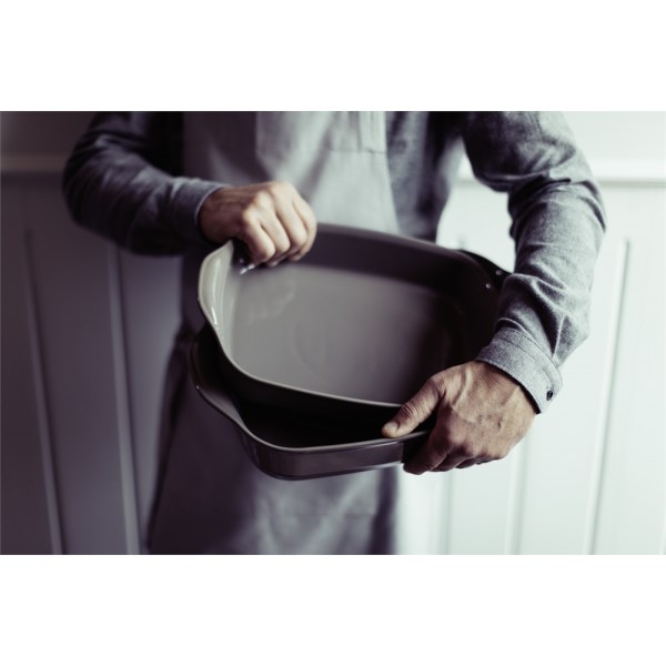 EMILE HENRY Керамична тава " SMALL RECTANGULAR OVEN DISH"- 30х19 см - цвят екрю