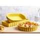 EMILE HENRY Керамична тава "SQUARE OVEN DISH"- 22х22см - цвят жълт