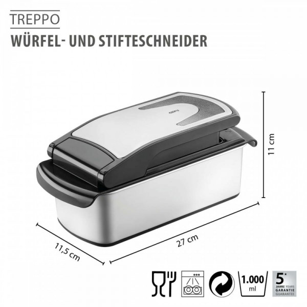 GEFU Резачка за кубчета и пръчици “TREPPO 2.0“
