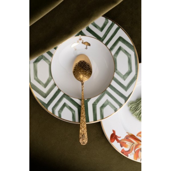HERDMAR Прибори за хранене “PAVO“- 24 части - позлатени