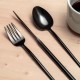 HERDMAR Прибори за хранене “STICK“- 24 части - черен мат